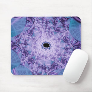 Web   Lila und blaue Fraktal Art Mousepad