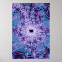 Web | Lila und blaue Fraktal Art