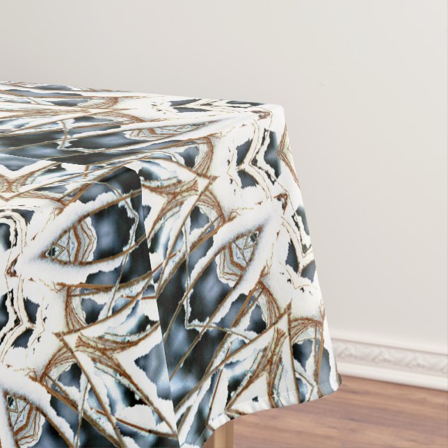 Web-Schnee Tischdecke (Beispiel)