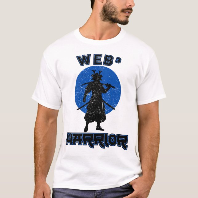 Web³ Warrior™ Code ist meine Katana Ehre für Ihre  T-Shirt (Vorderseite)