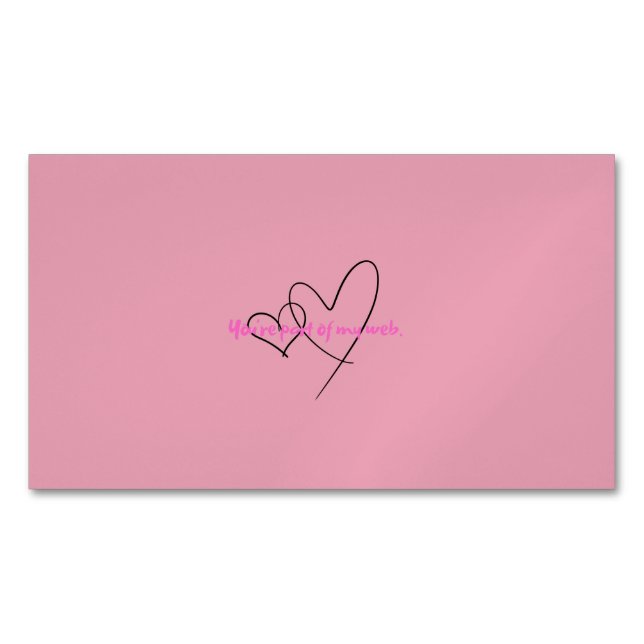 Web Within – Art of Hidden Strength Magnetische Visitenkarte (Vorderseite)