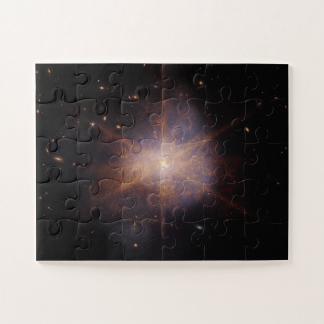 WEBB SPACE Image Arp 220 Galaxien Wechselwirkung Puzzle (Horizontal)