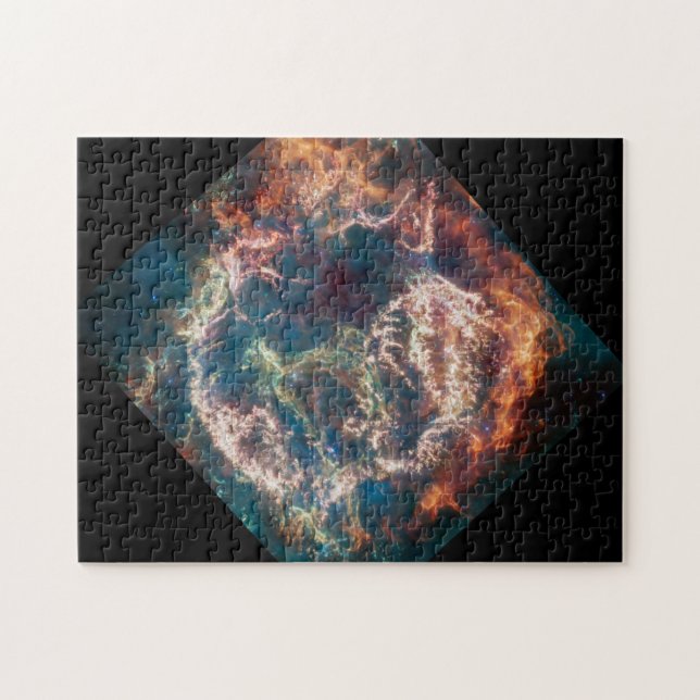 WEBB SPACE Supernova Cassiopeia Bild A MIRI Puzzle (Horizontal)