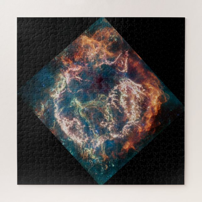 WEBB SPACE TELESCOPE Cassiopeia MIRI Image Puzzle (Horizontal)