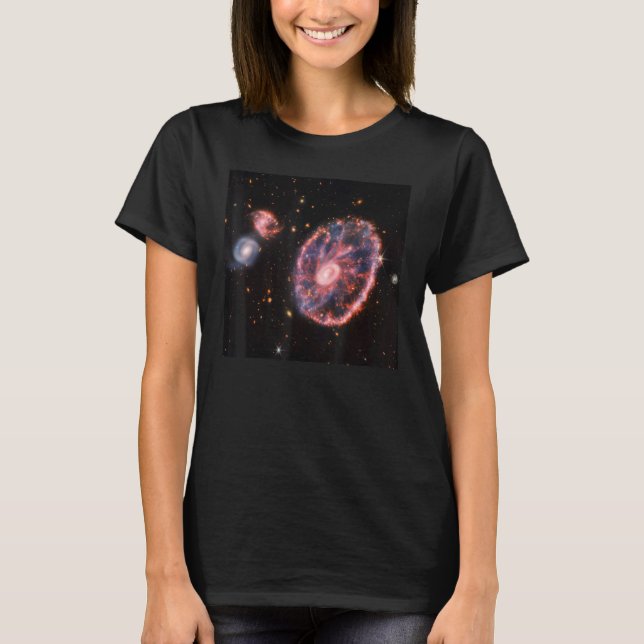 Webb Space Telescope New Image Cartwheel Galaxy T-Shirt (Vorderseite)