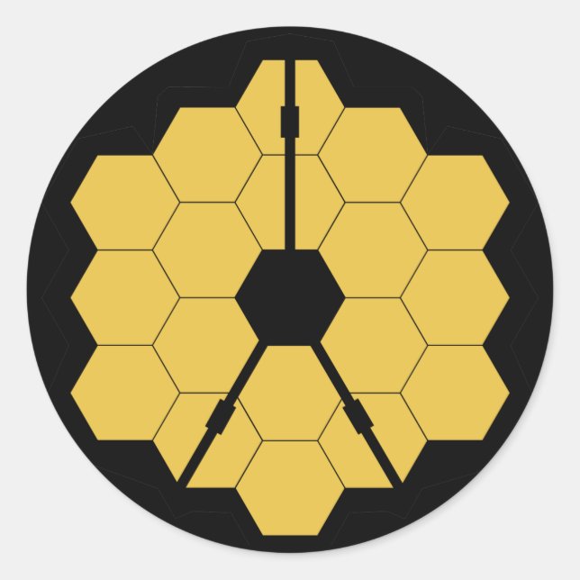 Webb Space Telescope Science nasa space universe Runder Aufkleber (Vorderseite)