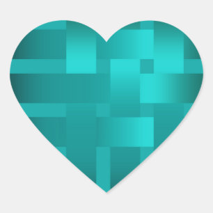 Webbänder Herz-Aufkleber