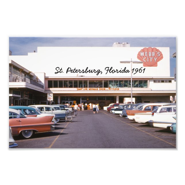 Webb's City St. Petersburg Florida Foto Print (Vorne)