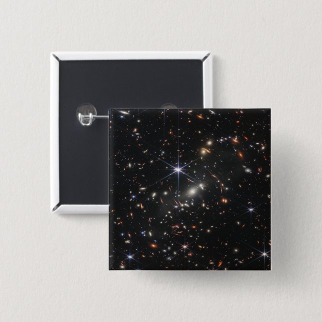 Webbs erste Tiefenansicht des Universums Button (Vorne & Hinten)