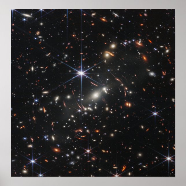 "Webb's First Deep Field" - James Webb Telescope Poster (Vorne)