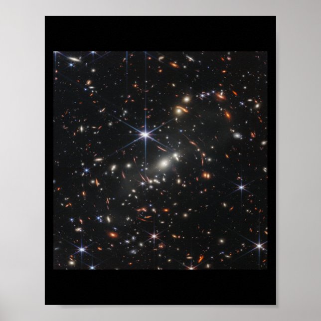 "Webb's First Deep Field" - Standard-Rahmengrößen Poster (Vorne)