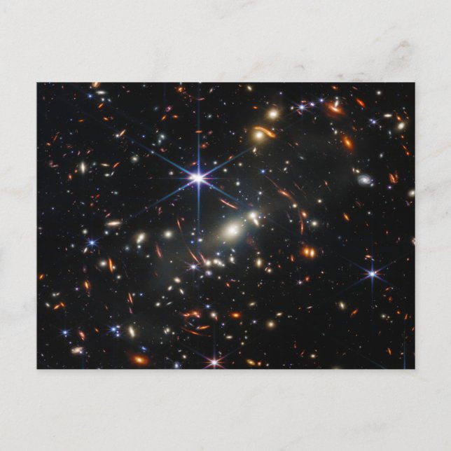 Webb's First Deep Field Unveiled Postkarte (Vorderseite)