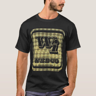 Webco BMX Gold auf Schwarzem T-Shirt