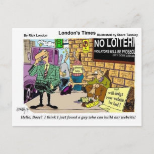 Webdesign Beggar Funny gibt T-Shirts & Sammlerstüc Postkarte