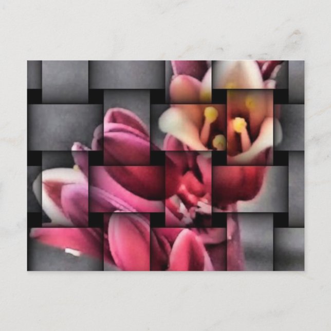 Weben Sie mir eine Blume-Postkarte Postkarte (Vorderseite)