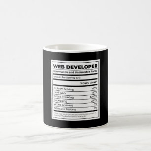 Webentwickler Funny neutritunales Geschenk Kaffeetasse