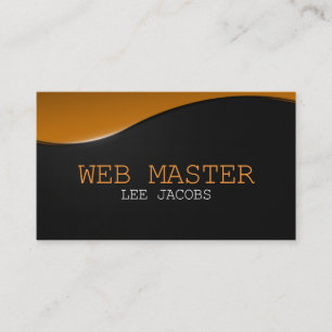 Webentwickler Master Designer Computer-Tech Visitenkarte