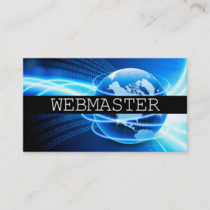 Webentwickler Master Designer Computer-Tech Visitenkarte