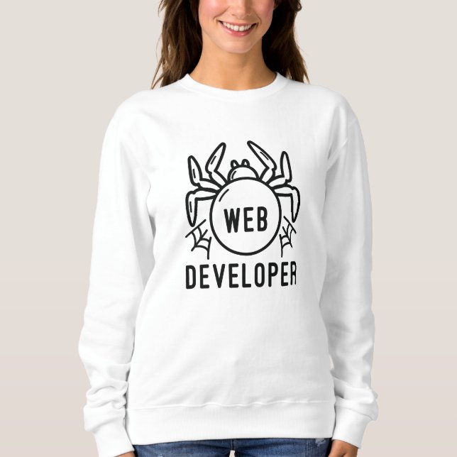 Webentwickler Sweatshirt (Vorderseite)