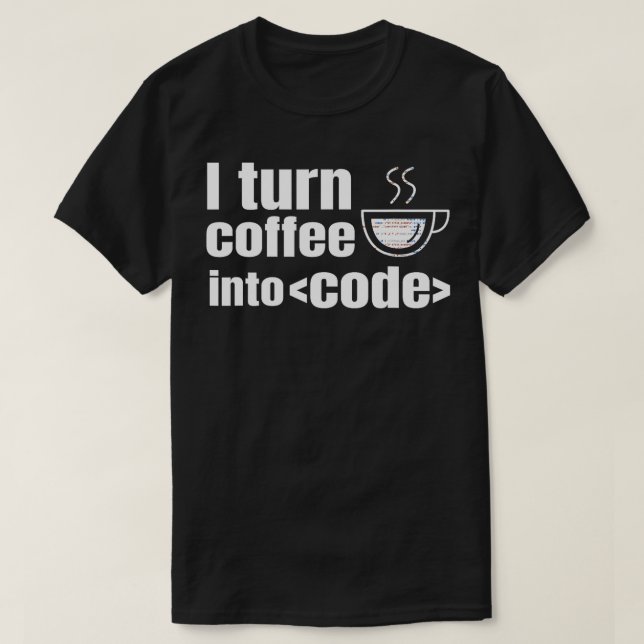 Webentwickler-Website-Programmierer-Coder-Liebe T-Shirt (Design vorne)