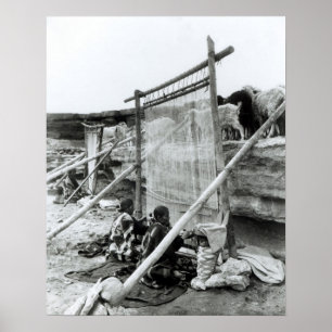 Weber aus Navajo, c.1914 Poster