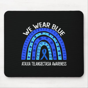 Weber Blue for Ataxia Telangiectasia Sensibilisier Mousepad