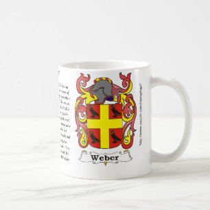 Weber Familien-Wappen Tasse