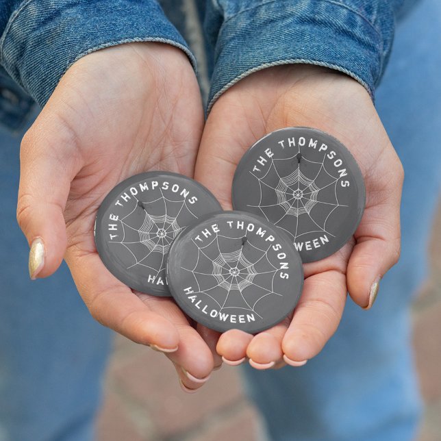 WebHalloween Custom Button (Halloween spider web custom buttons)