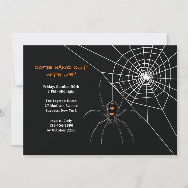 WebHalloween-Einladung Einladung (Vorderseite)