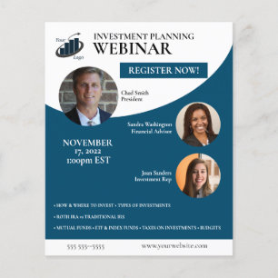 Webinar zur Investitionsplanung Flyer