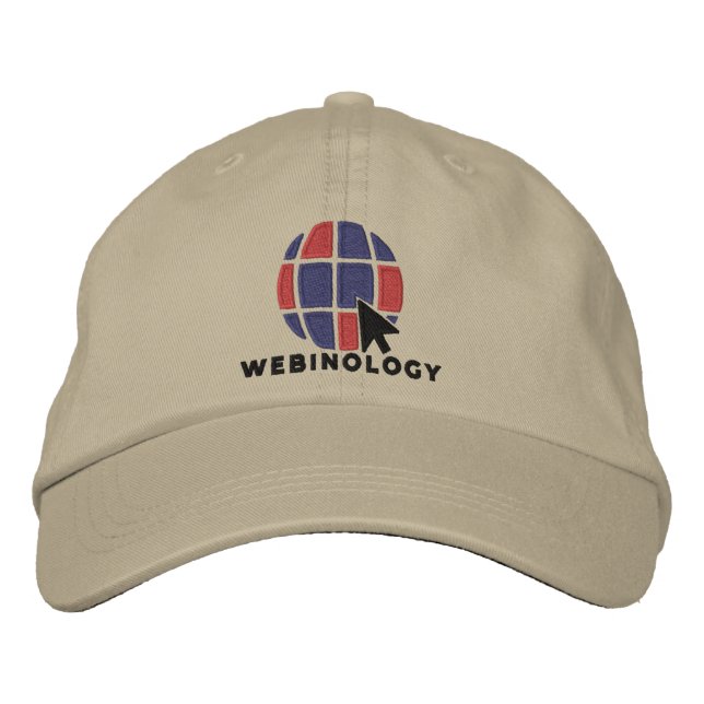 Webinology Cap Bestickte Baseballkappe (Vorderseite)