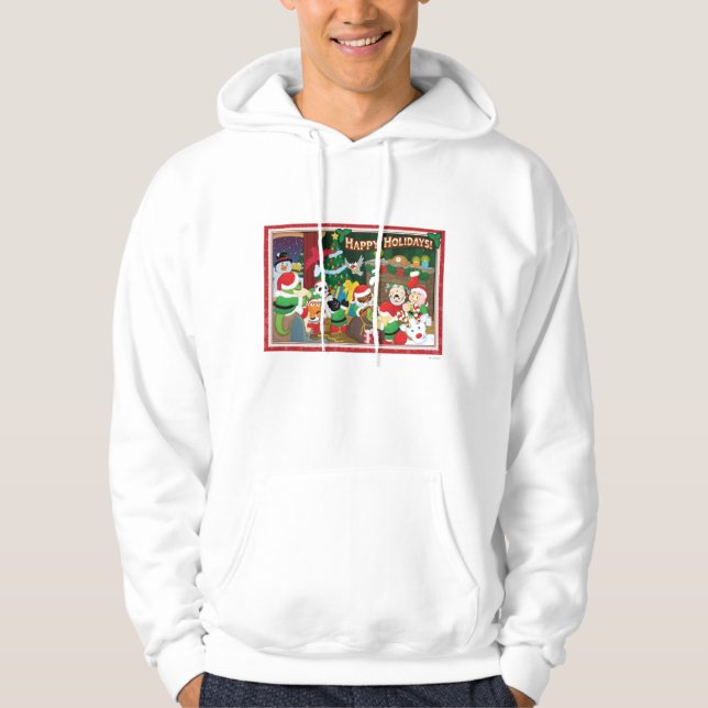 Webkinz frohe Feiertage! Hoodie (Vorderseite)