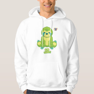 Webkinz gehen Muster grünes Hoodie