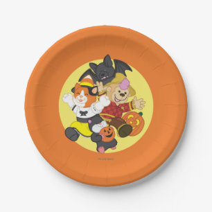 Webkinz Halloween Pets Mond Pappteller