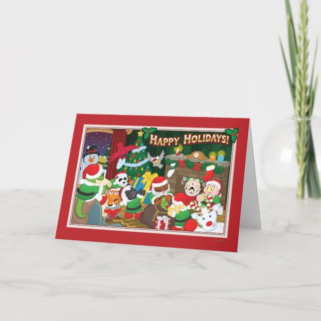 Webkinz Happy Holidays! Feiertagskarte (Vorderseite)