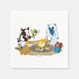 Webkinz Lagerfeuer-Eibische Serviette