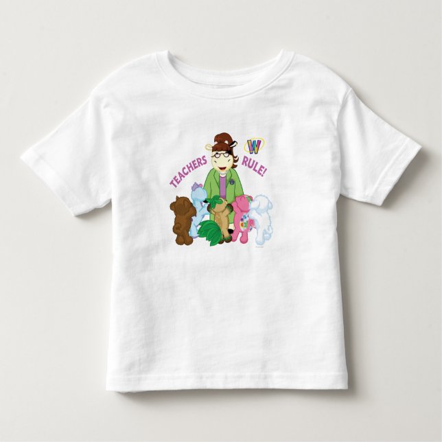 Webkinz: Lehrer-Regel! Kleinkind T-shirt (Vorderseite)