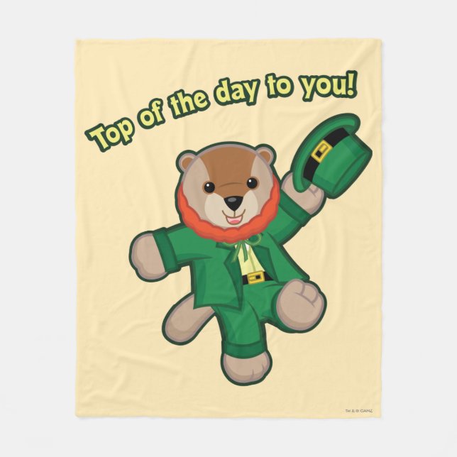 Webkinz Leprachaun Fleecedecke (Vorderseite)