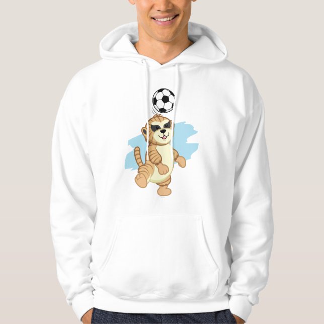 Webkinz | Meerkat, das Fußball spielt Hoodie (Vorderseite)