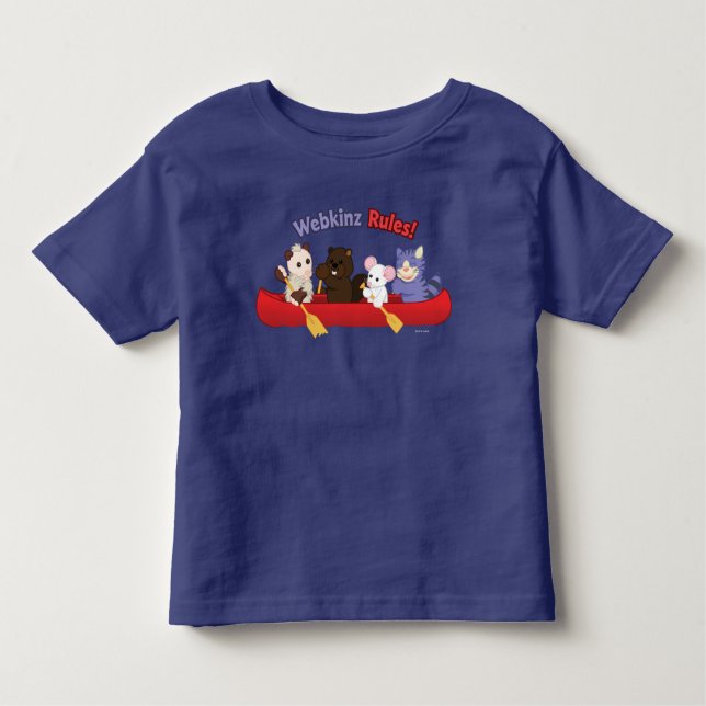 Webkinz | Webkinz Regel-Kanu-Reise Kleinkind T-shirt (Vorderseite)