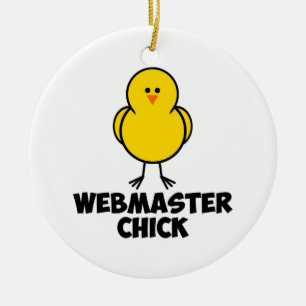 Webmaster-Küken Keramikornament