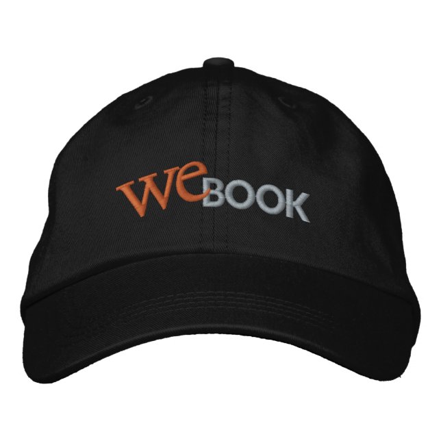 WEbook StickHat Bestickte Baseballkappe (Vorderseite)