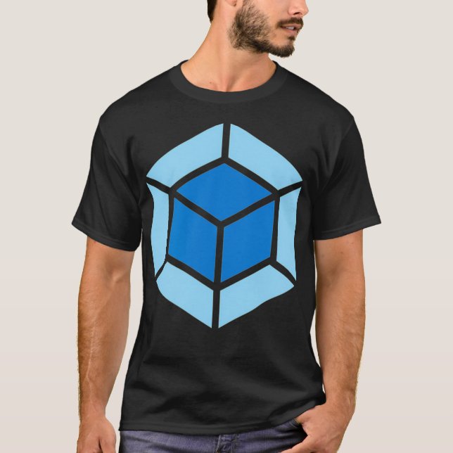 Webpack JavaScript Web Frontend Developer Software T-Shirt (Vorderseite)