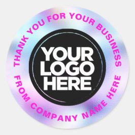 Webpinke für den benutzerdefinierten Logo-Namen Ho Runder Aufkleber