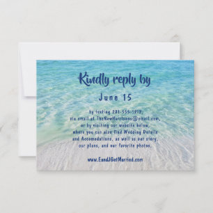 Webseite RSVP Antwort Moderne Tropische Bucht Ozea