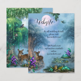 Website Biolumineszente Hochzeitskollektion Begleitkarte