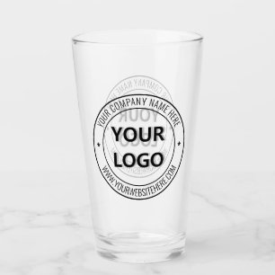 Website-Briefmarke für Firmenlogo Glas