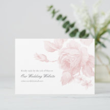 Website der eleganten botanischen Hochzeit