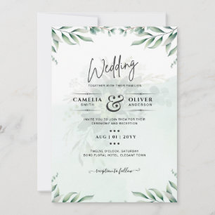 Website der Greenery Wedding Einladungen UAWG QR C