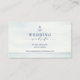 Website der Wasserfarbenwelt des Nautischen Anchor Begleitkarte